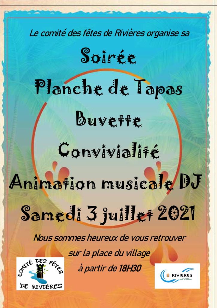 Fête du village                                                        Samedi 3 juillet 2021