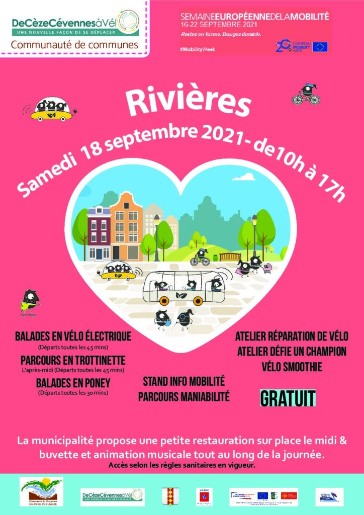 Le samedi 18 septembre. Activités « mobilité douce »