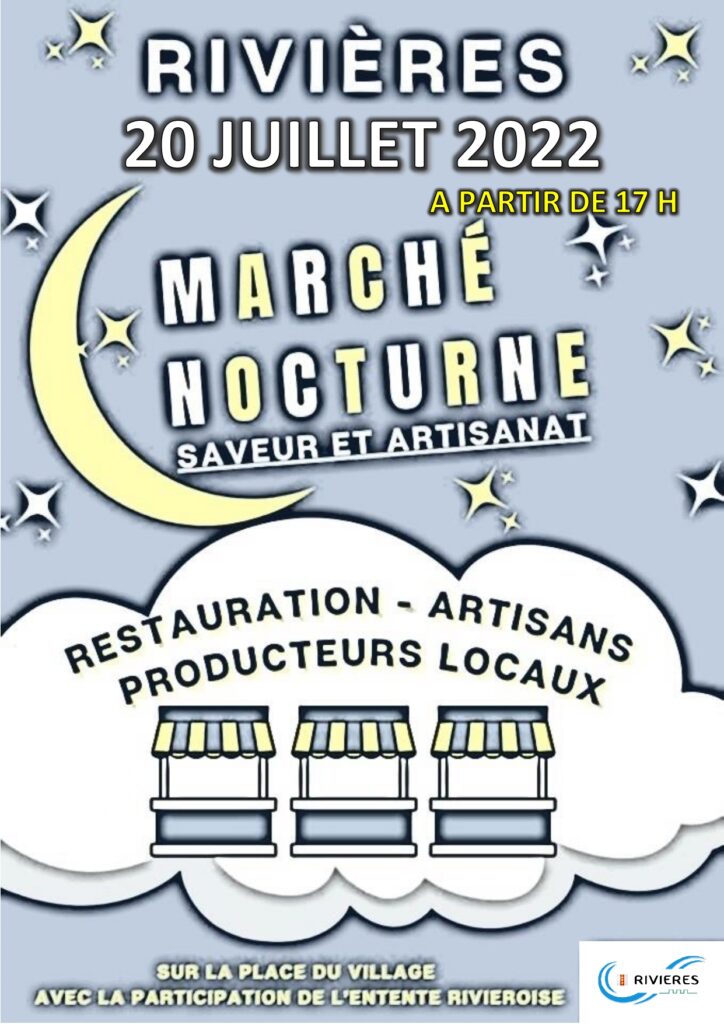 Marché Nocturne – 20 juillet 2022 – place Neuve