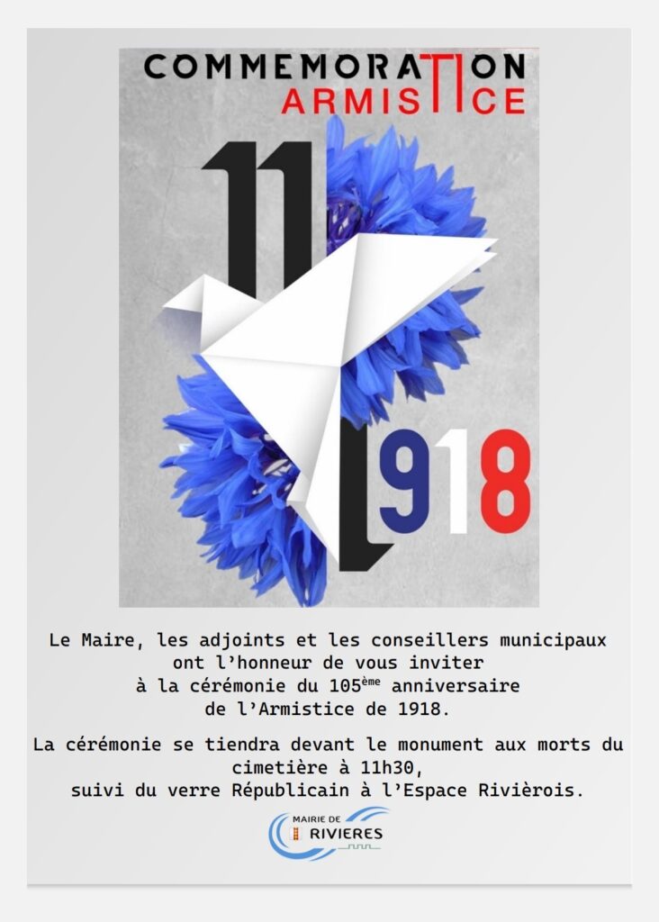 Armistice 105ème anniversaire