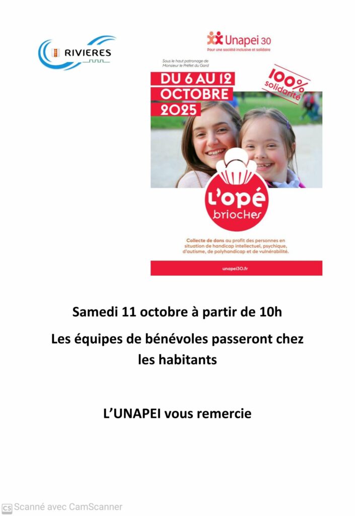 Opération brioches UNAPEI